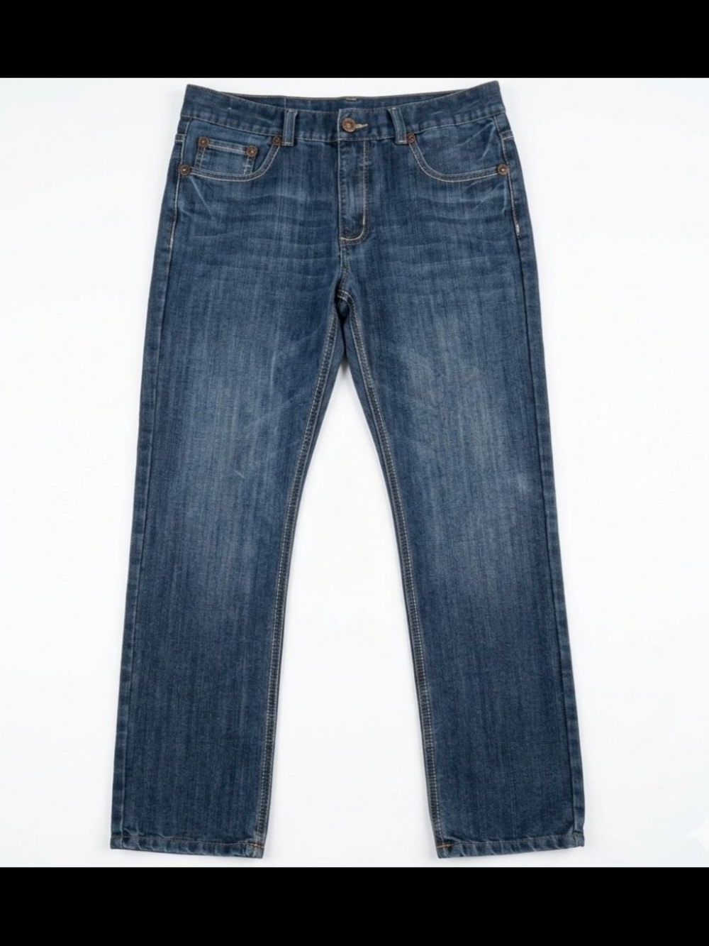 Brooklyn Laundry Premium Collection Men's Straight Fit Jeans 34x30